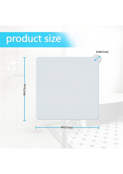 50 Pcs Drenaj Saç Catcher Tek Kullanımlık Duş Drenaj Saç Catcher Örgü Çıkartmalar Banyo Için (6 Inç Düzenli Kare) (Yurt Dışından) fırsatları