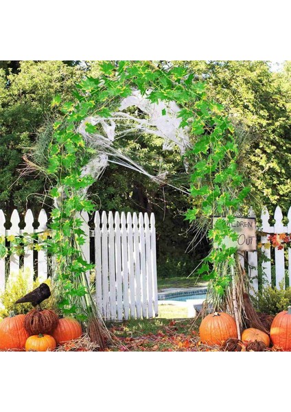 60 Adet 7.5ft Yapay Akçaağaç Yaprakları Asılı Sarmaşıklar, Bahçe Düğün Süslemeleri Için Ivy Garland Asılı Bitkiler (Yurt Dışından)