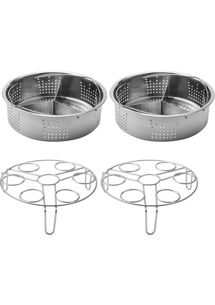 Adet/takım Düdüklü Tencere Aksesuarları Paslanmaz Çelik Buhar Sepeti Yumurta Vapur Rafı, Mutfak Pişirme Için Bölücü (Yurt Dışından) fiyatları