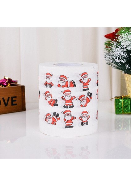 5 Stil Noel Baba Kağıt Rulo Doku Kağıt Havlular Noel Süslemeleri Noel Noel Baba Ofis Odası Tuvalet Kağıdı 15 Rulo (Yurt Dışından)