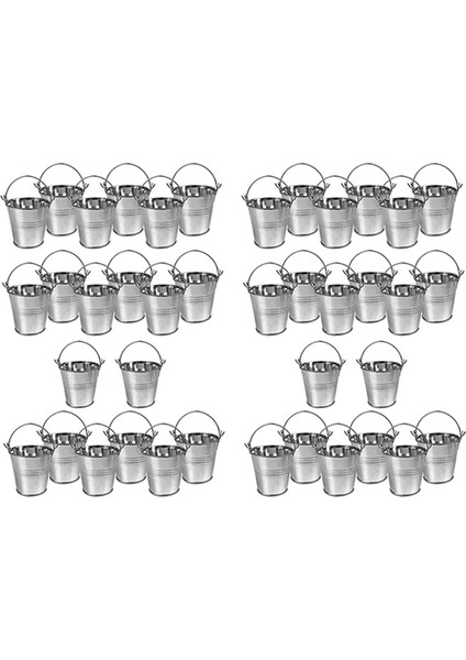 40 Adet Mini Metal Kova Taşınabilir Saksı Vazolar Yetiştiricilerinin Düğün Parti Ev Dekorasyon Için Güzel Şeker Kutusu (Yurt Dışından)