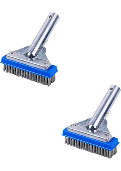 2x Yüzme Havuzu Temizleme Fırçası Tel Fırça Havuz Alt Duvar Temizleme Fırçası Havuz Temizleme Ekipmanları (Yurt Dışından)