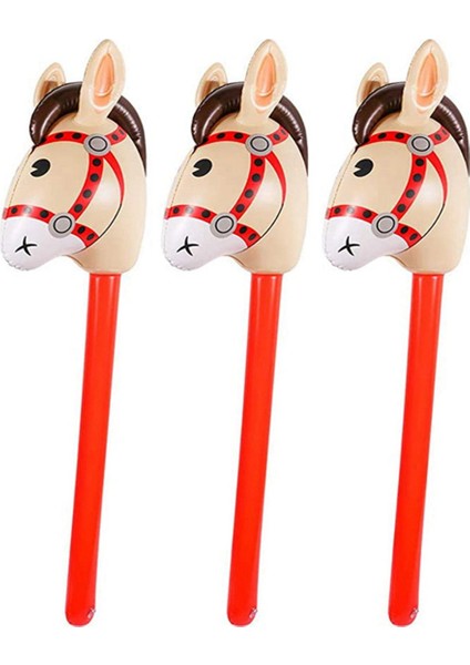 15 Adet Şişme At Kafaları Cowgirl Sopa Pvc Balon Açık Eğitici Oyuncaklar Çocuklar Için Bebekler Doğum Günü Hediyeleri (Yurt Dışından) fırsatları