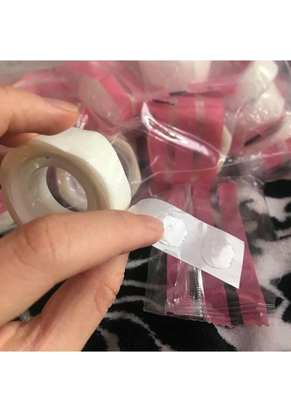 50 Rulo Tutkal Noktası Şeffaf Balon Tutkal Çıkarılabilir Yapışkan Noktalar Çift Taraflı Noktalar Balonlar Düğün Dekorları Için Yapışkan Bant (Yurt Dışından)