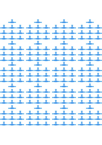 200 Parça Plastik Akvaryum Balık Tankı 2 Yollu Hava Pompası Kontrol Vanaları, Mavi (Yurt Dışından) fiyatları