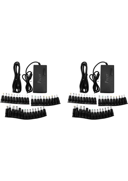 2x Evrensel Dc 12V 15V 16V 18V 19V 20V 24V 4.5A 4A Ayarlanabilir Güç Kaynağı Adaptörü 34 Ayrılabilir Fiş Ab Tak (Yurt Dışından) fiyatları
