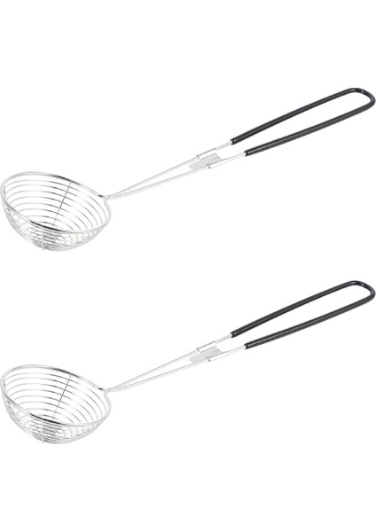 12X Tencere Süzgeç Kepçe Paslanmaz Çelik Tencere Süzgeç Kaşık Örgü Skimmer Kaşık Asya Süzgeç Kepçe Saplı (Yurt Dışından)