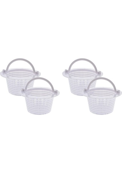 Yüzme Havuzu Skimmer Saplı Yedek Sepet, 4 Paket - Yer Üstü Havuz Duvara Sığdırıcı Sepetleri (Yurt Dışından)