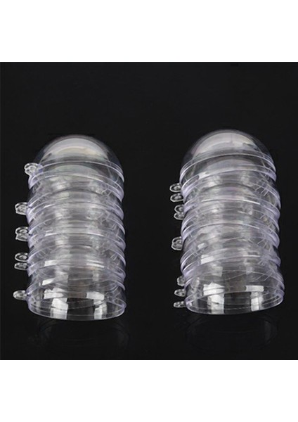 60 Adet Plastik Içi Boş Top Noel Içi Boş Top Dekorasyon Topu Pencere Şeffaf Top Şeker Paketleme Kutusu (Yurt Dışından) fırsatları