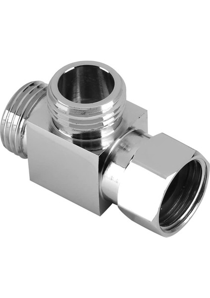 5x Pirinç 3 Yollu Su Yönlendirici Adaptörü Hızlı Kurulum Banyo Duş Bide Açısı Yedek Vana Konnektörü (Yurt Dışından)