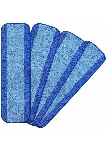 8 Adet Mikrofiber Temizleme Pedi, Paspas Için Uyumlu, Daha Hızlı Yeniden Kullanılabilir Pedler, Parke Zemin Yedek Temizleme Kafası (Yurt Dışından)