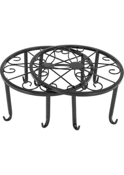 12 Inç Ağır Saksı Bitki Standı, 8'li Set, Sanat Saksı Trivet, Katı Demir Tencere Tutacağı, Dekoratif Bahçe Saksı Tutacağı (Yurt Dışından)