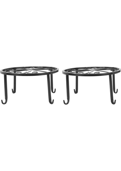 12 Inç Ağır Saksı Bitki Standı, 8'li Set, Sanat Saksı Trivet, Katı Demir Tencere Tutacağı, Dekoratif Bahçe Saksı Tutacağı (Yurt Dışından)