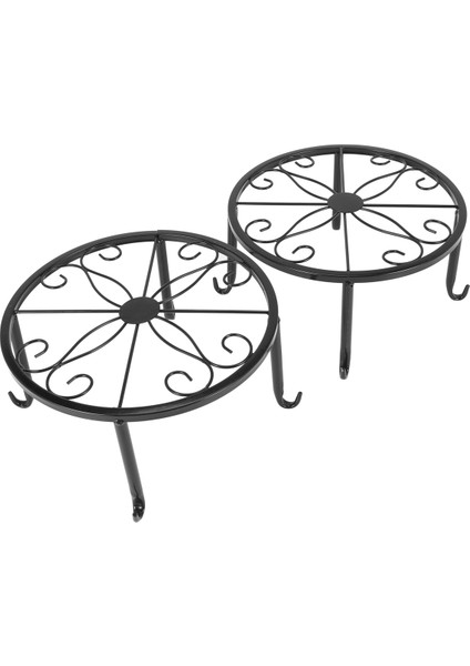 12 Inç Ağır Saksı Bitki Standı, 8'li Set, Sanat Saksı Trivet, Katı Demir Tencere Tutacağı, Dekoratif Bahçe Saksı Tutacağı (Yurt Dışından)