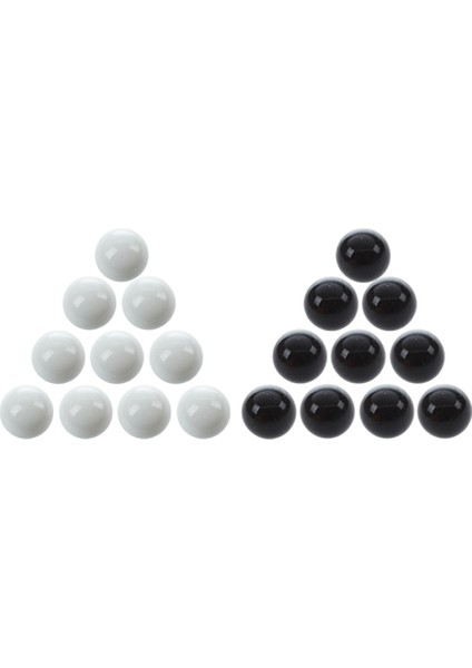 80 Adet Mermerler 16MM Cam Bilyeler Knicker Cam Toplar Dekorasyon Renkli Nuggets Oyuncak Siyah ve Beyaz (Yurt Dışından) fırsatları