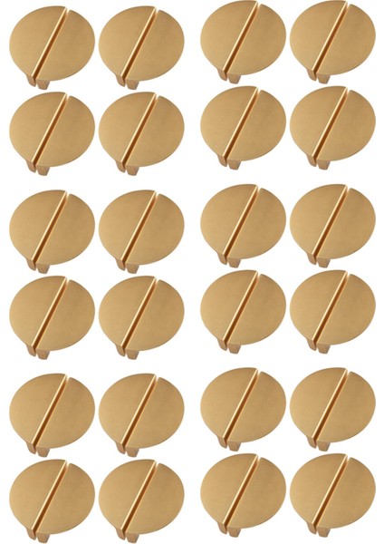 24PACK Şampanya Çekmecesi Çeker, 2.5 Inç Yarım Ay Dolap Çekmecesi Mutfak Kolları Çeker, Modern Dolap Donanımı Çeker (Yurt Dışından)