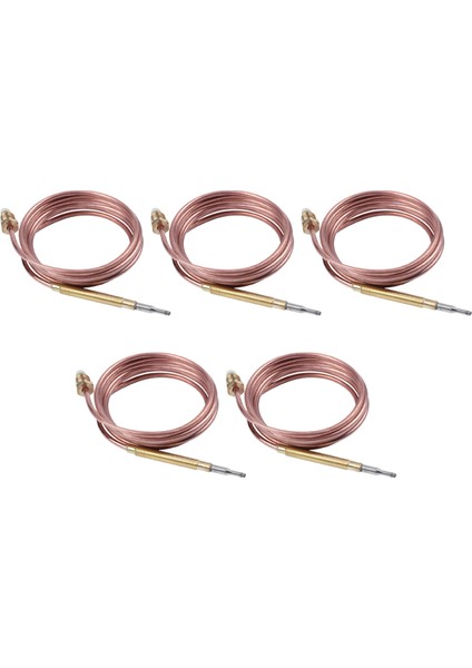 5x 1500MM Gaz Sobası Evrensel Termokupl Kiti M6X0.75 Taşma Somunlu (Beş) Yedek Termokupl (Yurt Dışından) fırsatları