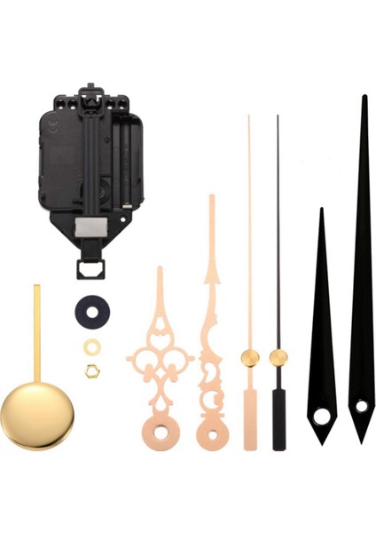 2x Dıy Kuvars Sarkaçlı Saat Hareketi Mekanizması Saat Kiti 4 Çift Farklı Eller Duvar Saati Onarım Parçaları (Yurt Dışından) fiyatları
