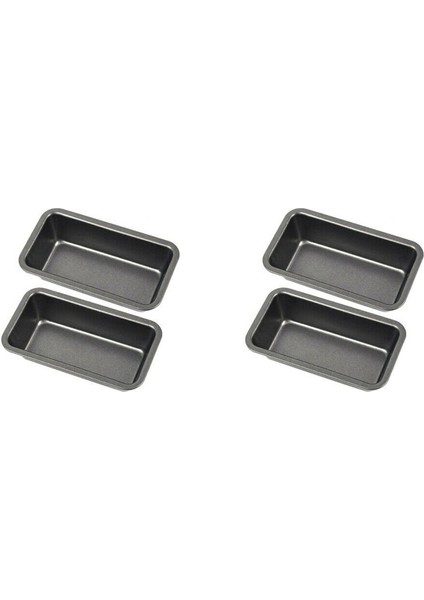 4 Adet Ekmek Tavaları Pişirme Için Yapışmaz Karbon Çelik Somun Tava Tepsisi Tost Kalıp Kek Somun Pasta Tost Kutusu Fırın Tepsisi Bakeware (Yurt Dışından)