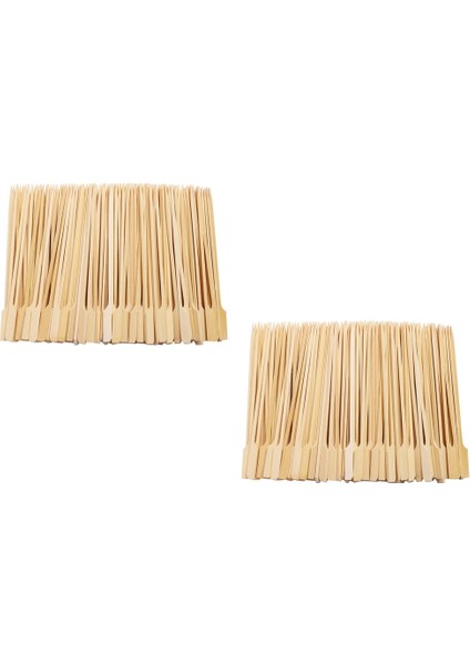1000 Adet Bambu Kürek Şiş Barbekü Bambu Şiş Barbekü Kebap Kokteyl Büfeleri Için Kokteyl Çubukları Parti 12 cm (Yurt Dışından) fırsatları