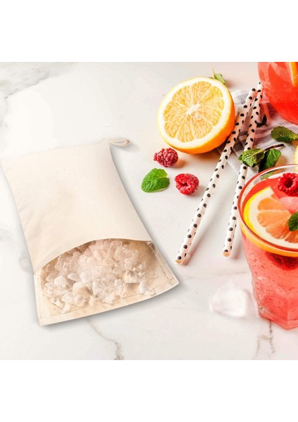 Buz Torbası, Barmen Seti Buz Kırıcı, Buz Kırma Için Kanvas Çanta Seti, Ev Barmenler Için Bar Aletleri Aksesuarı 4 Adet (Yurt Dışından) fiyatları