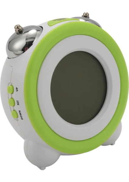 2x Dijital Çalar Saat, Gece Işığı, 2 Alarm, Isteğe Bağlı Hafta Içi Modu, Erteleme Işlevi, Süper Yüksek Ses (Yeşil+Beyaz) (Yurt Dışından) fırsatları