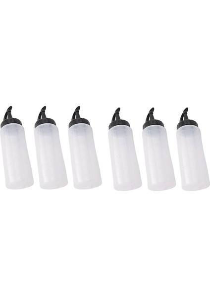 Chef's Squeeze Bottle, 6'lı Paket, Baharat Sıkma Şişeleri, Ketçap Squeeze Squirt Bottle For Sos, Barbekü, Sos, Küçük (Yurt Dışından) fiyatları