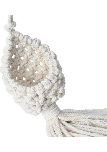 2x Boho Makrome Hava Tesisi Askı Tillandsia Asılı Sepet Halat Tutucu Çiçek Ev Dekor (13 Cm) (Yurt Dışından) fiyatları