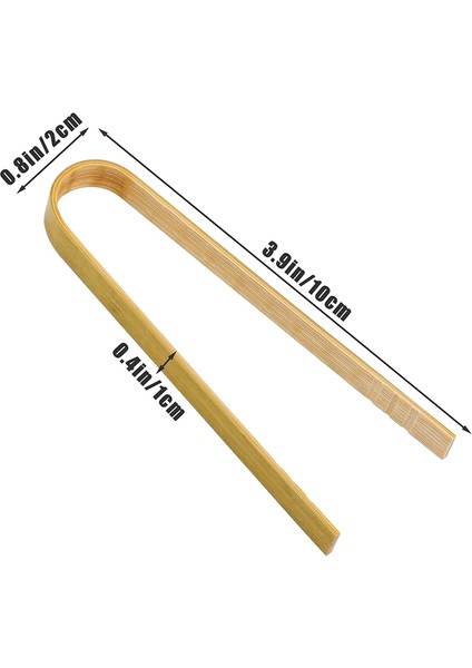 100 Adet Maşa Tek Kullanımlık Pişirme Gereçleri Mini Bambu Maşa Pişirme Için Doğal Tost Maşası (Yurt Dışından) fırsatları