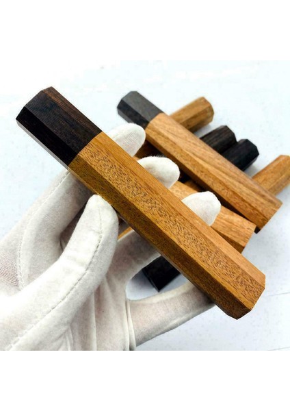 4x Dıy Boş Japon Mutfak Bıçakları Şef Bıçağı Yedek Sekizgen Ahşap Saplı (Yurt Dışından) modelleri