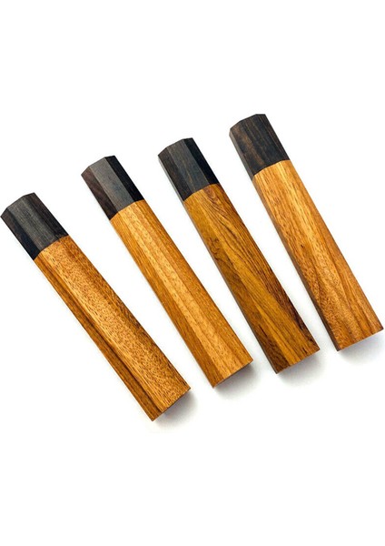 4x Dıy Boş Japon Mutfak Bıçakları Şef Bıçağı Yedek Sekizgen Ahşap Saplı (Yurt Dışından) fırsatları