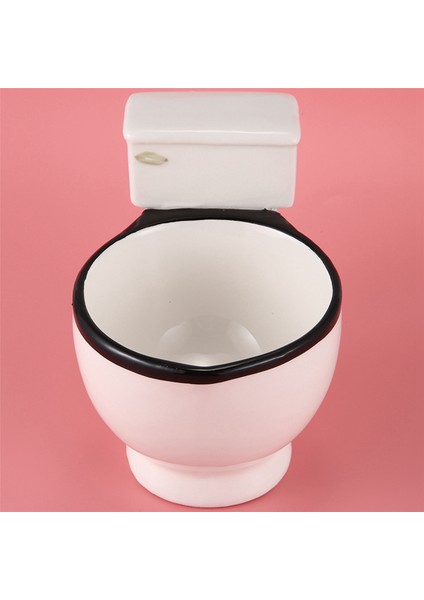 3x Yenilik Tuvalet Seramik Kulplu Kupa 300 ml Kahve Çay Süt Dondurma Fincan Hediyeler Için Komik (Yurt Dışından)