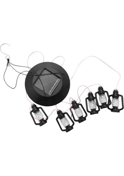 3x Değişen Güneş Enerjili Fenerler Rüzgar Ahenge Rüzgar Mobil LED Işık, Spiral Spinner Windchime Taşınabilir Zil (Yurt Dışından)