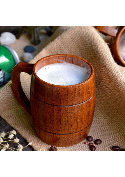 4x 400 ml Klasik Stil Doğal Ahşap Bardak Ahşap Bira Kupaları Parti Yenilik Hediyeler Için Içme Çevre Dostu (Yurt Dışından) fırsatları