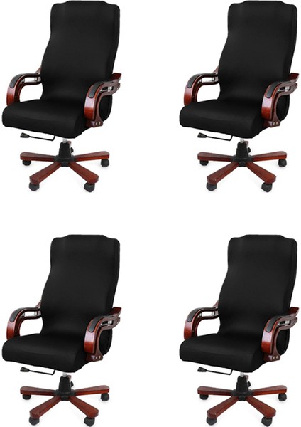 4x Ofis Koltuğu Kılıfı Bilgisayar Sandalyesi Patron Sandalyesi Kılıfı Modern Basitlik Tarzı Yüksek Arka Boyut (Sandalye Dahil Değildir) (Yurt Dışından) fiyatları