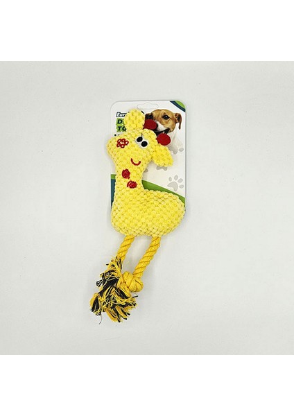 Peluş Zürafa Köpek Oyuncağı 28x15 Cm Nrmsa