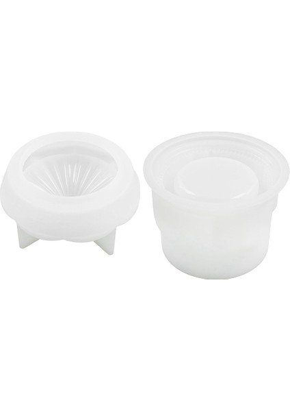 Kavanoz Silikon Kalıplar Epoksi Kalıp Kapaklı Saklama Kutusu Konteyner Dekorasyon Reçine Döküm Zanaat Hediyeler Için (Yurt Dışından)