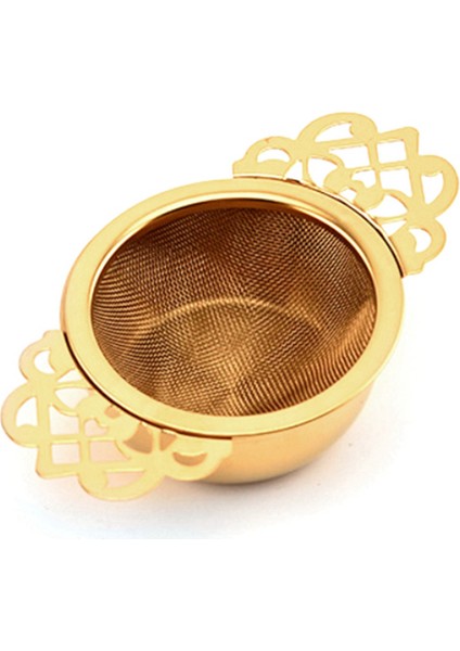 4x Paslanmaz Çelik Çay Süzgeci Damlama Kasesi Kolay Temiz Gevşek Yaprak Asılı Demlik Filtre Mutfak Aracı (Yurt Dışından)