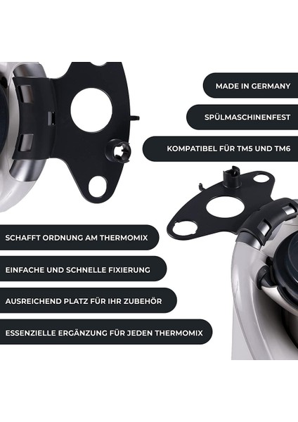 2 Adet Pişirme Aracı Depolama Rafı Yerden Tasarruf Sağlayan 5 Aksesuara Kadar Mutfak Robotu Aksesuarları Tutucu - Tm5 Tm6 (Yurt Dışından) fiyatları