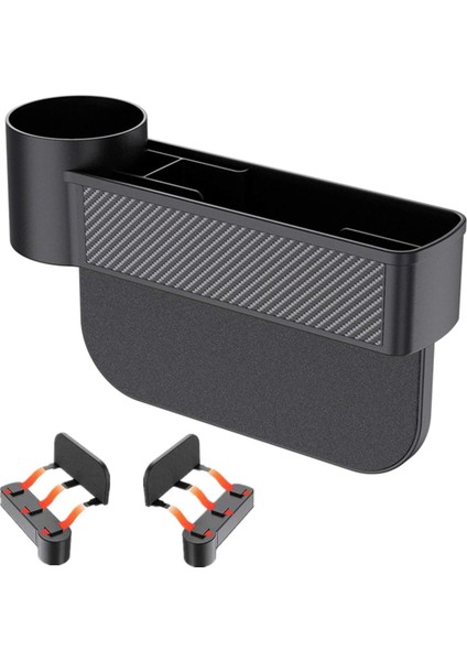 2'si 1 Arada Araba Koltuğu Alanı Organizatör Depolama Cepler Bardak Tutucu Depolama/cep Telefonu/cüzdan/anahtar Için Otomatik Uzay Istifleme Toplama (Yurt Dışından)