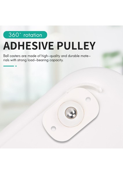 360° Dönen Tekerlekler Mini Döner Tekerler Tekerlekler, Mobilya Için Üniversal Tekerlekler Çeşitli Saklama Kutuları (16 Pc) (Yurt Dışından) fiyatları