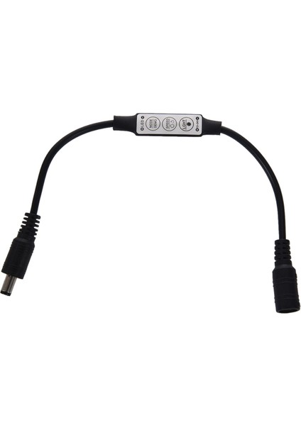 20X Düşük Profilli Hat Içi Kontrol Cihazı Mini 3 Anahtar LED Şerit Işığı Için Dimmer Anahtarı Siyah (Yurt Dışından) fiyatları