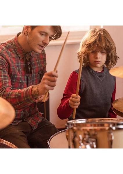 Baget Seti, 5A Akçaağaç Ahşap Bagetler, Davul Çubukları Fırçalar, Geri Çekilebilir Tambur Tel Fırçalar, Çantalı Tambur Sönümleyiciler (Yurt Dışından) fırsatları