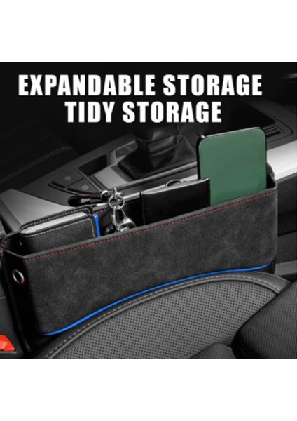 Siyah Araba Çatlak Organizatör Araba Çatlak Dekoratif Saklama Kutusu Dolgu Organizatör Çatlak Saklama Kutusu Araba Malzemeleri (Yurt Dışından) fırsatları