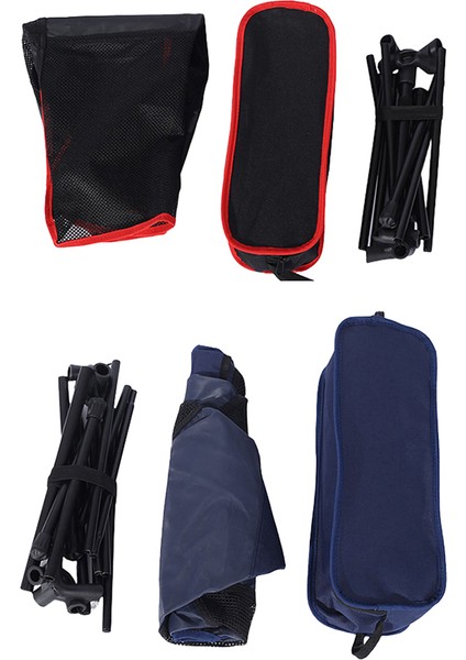 Taşınabilir Katlanır Kamp Sandalyeleri Bahçe Açık Sırt Çantasıyla Yürüyüş Seyahat Piknik Balıkçılık Plaj, Lacivert (Yurt Dışından) fırsatları