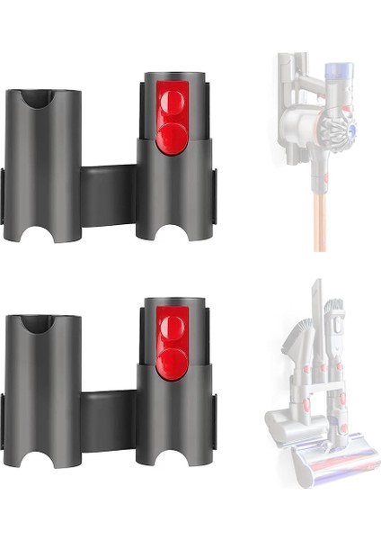 V7 V8 V10 V11 V12 V15 Akülü Elektrikli Süpürge Için 2 Çift Vantuz Fırça Tutucu (Yurt Dışından) fiyatları