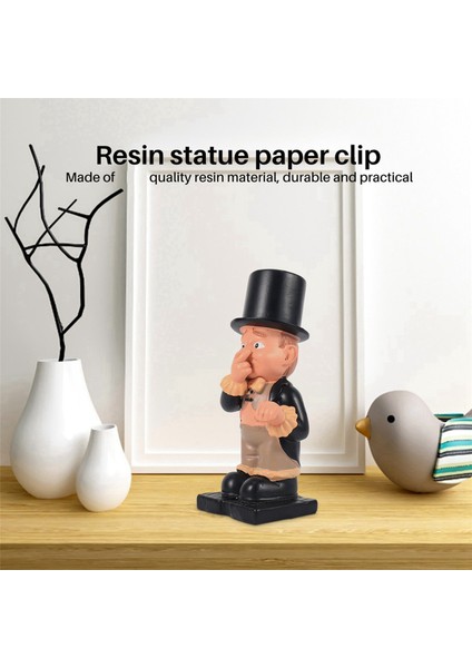 2x Reçine Butler Şekli Sevimli Eski Erkek Heykeli Dekor Doku Standı Raf Heykel Tuvalet Için (Yurt Dışından) fırsatları