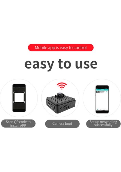 W18 Wifi Mini Kamera Hd 1080 P Ev Kablosuz Güvenlik Ip Kameralar Video Kayıt Hareket Kamerası Hafıza Kartı Olmadan (Yurt Dışından) fiyatları