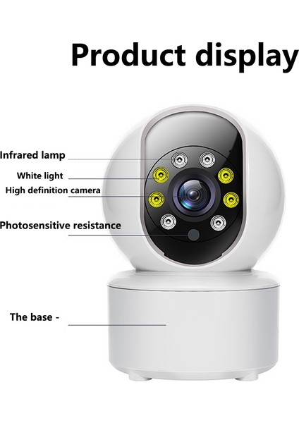 Iç Mekan Kablosuz Kamera 360 Panoramik Mobil Uzaktan Izleme Kamerası Abd Tak (Yurt Dışından) fiyatları