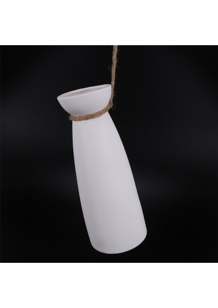 2x Beyaz Seramik Vazo Minimalist Tarzı Dekorasyon, Dekorasyon Porselen Vazo Mat Tasarım (B Tarzı) (Yurt Dışından) modelleri